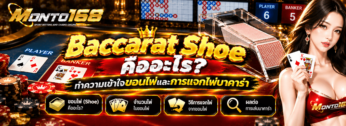 Baccarat Shoe คืออะไร อุปกรณ์แจกไพ่บาคาร่า