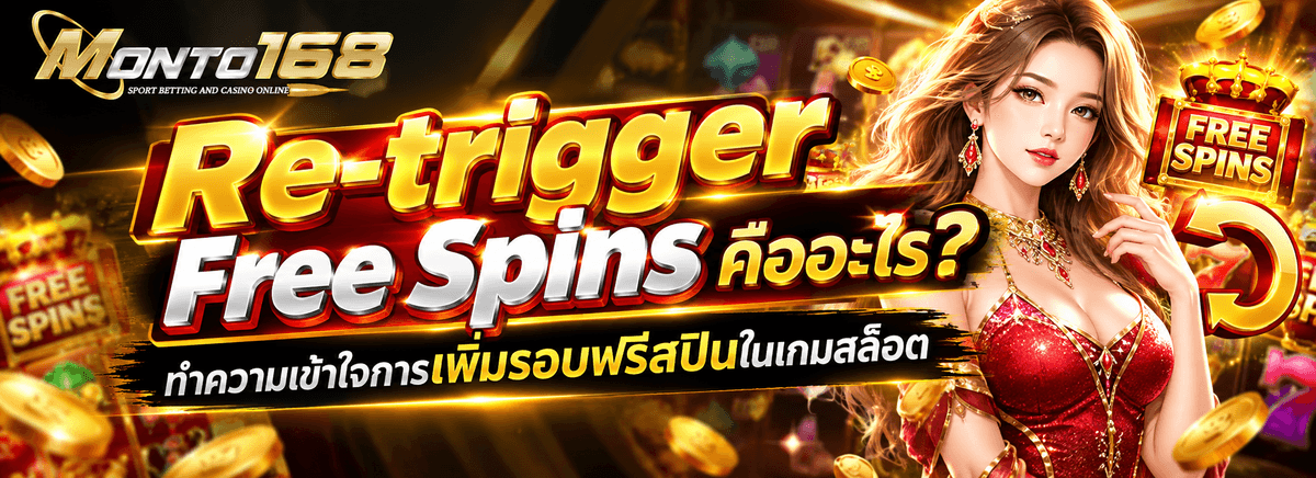 Re-trigger Free Spins คืออะไร ระบบเพิ่มรอบฟรีสปินในเกมสล็อต